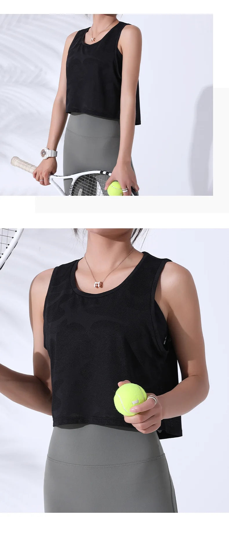 Women’s Camouflage Mesh Fitness Crop Tank Top