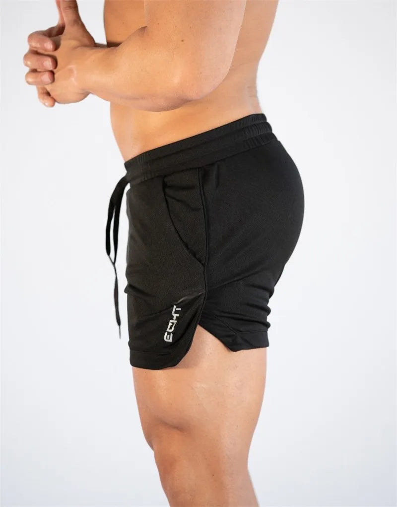 Men’s Quick-Dry Gym Training Shorts – Athletic Compression Workout Wear