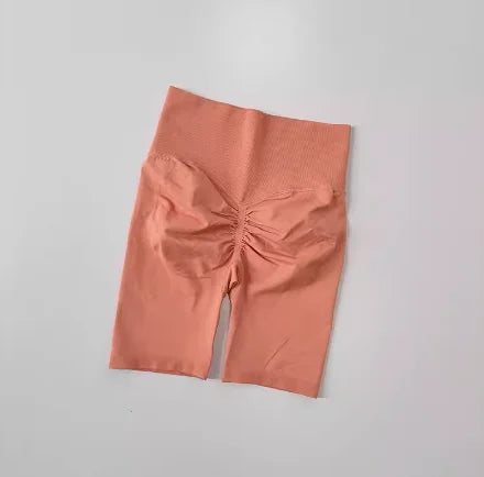 Women’s High Waist Yoga Shorts – Push Up & Quick Dry