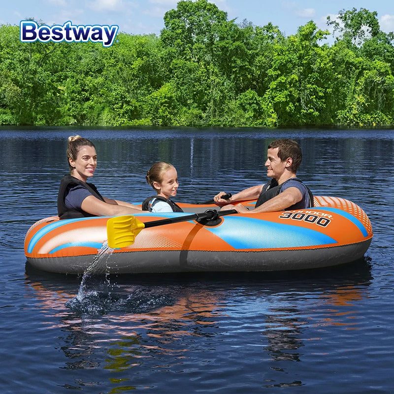 Bestway Heavy-Duty Inflatable Kayak – 1–3 Person