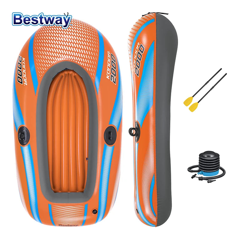 Bestway Heavy-Duty Inflatable Kayak – 1–3 Person