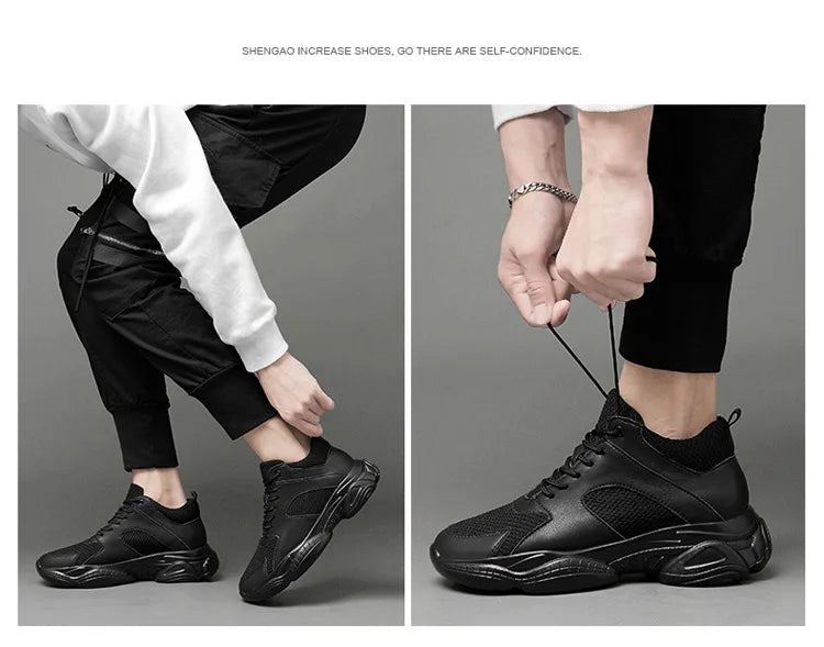 Men’s Elevator Height-Increasing Sneakers