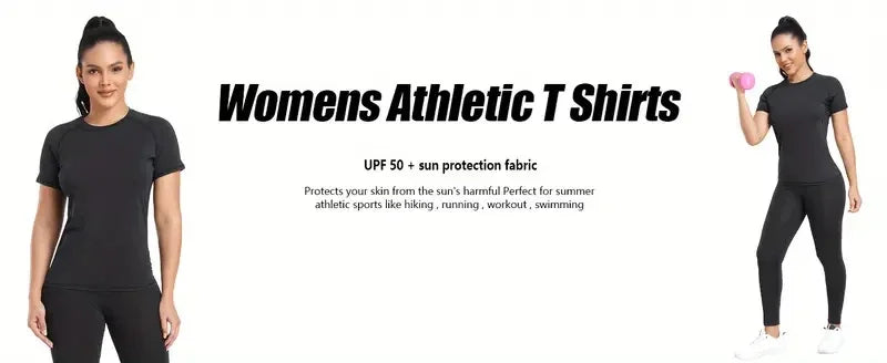 Women’s Short Sleeve Compression Workout T-Shirt