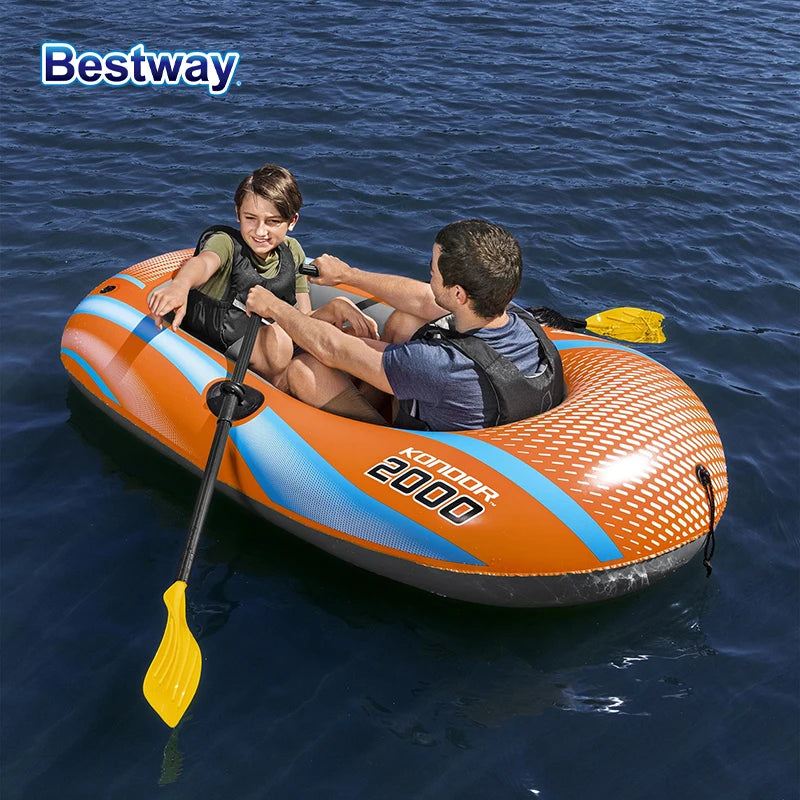 Bestway Heavy-Duty Inflatable Kayak – 1–3 Person