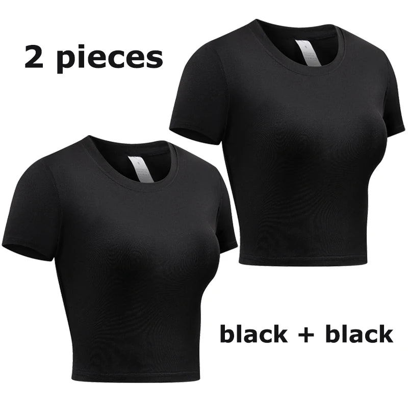 Women’s Short Sleeve Compression Workout T-Shirt