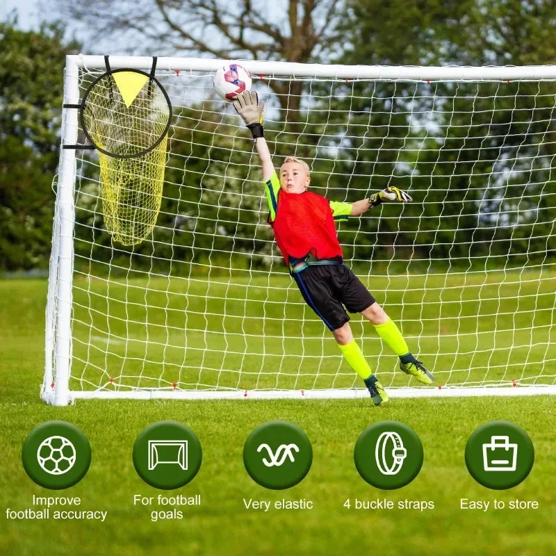 Foldable Football Training Target Net – 17x28in