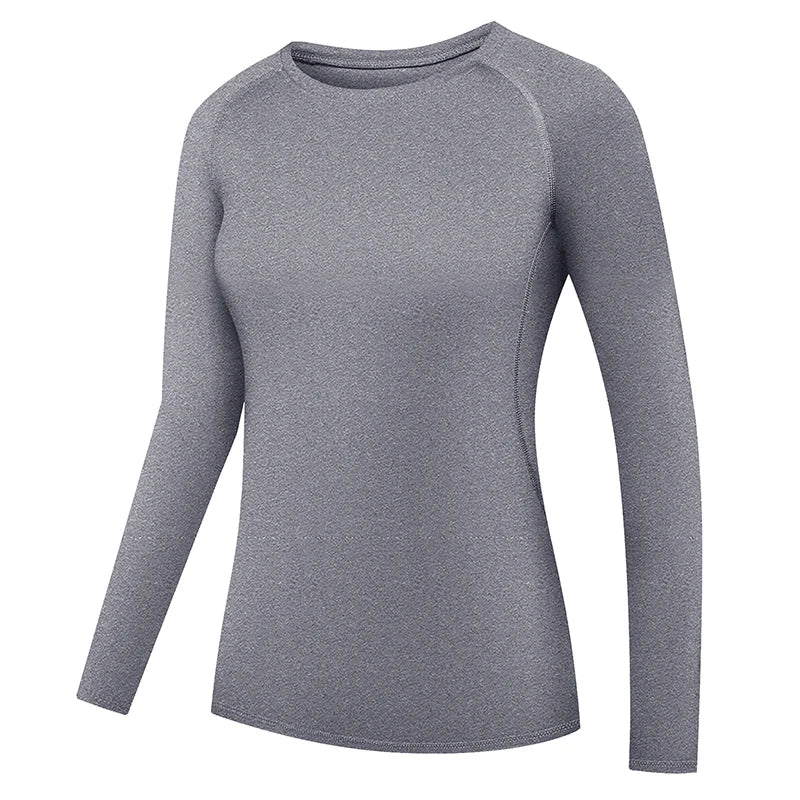 Women’s Long Sleeve Compression Workout Top