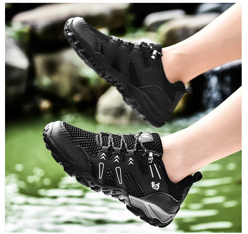 Plus-Size 47 Lightweight Mesh Outdoor Shoes