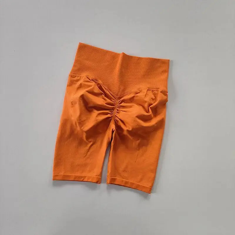 Women’s High Waist Yoga Shorts – Push Up & Quick Dry