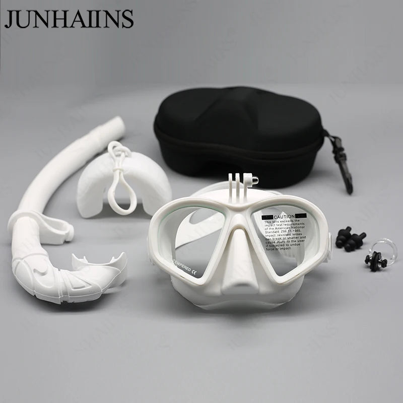 Low-Volume Freedive Mask with GoPro Mount – Black