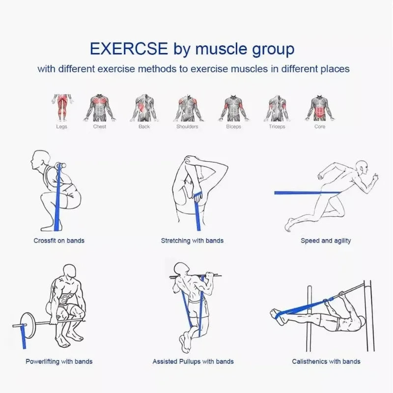 Resistance Exercise Bands – Elastic Pull-Up Assist