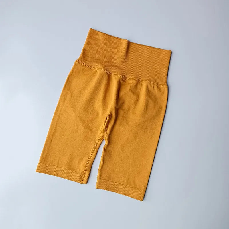 Women’s High Waist Yoga Shorts – Push Up & Quick Dry