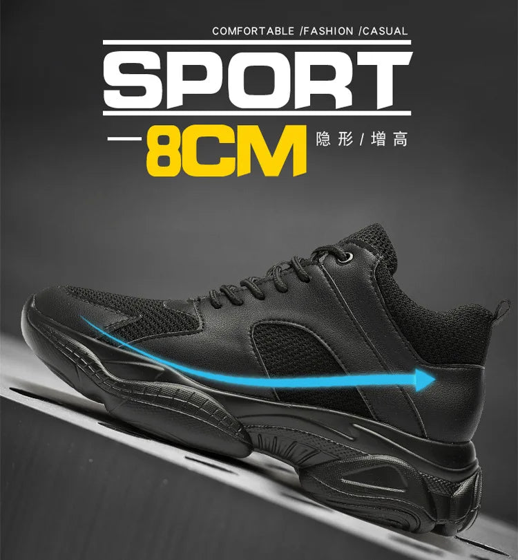 Men’s Elevator Height-Increasing Sneakers