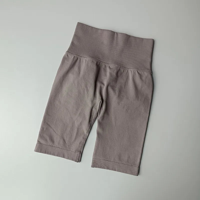 Women’s High Waist Yoga Shorts – Push Up & Quick Dry