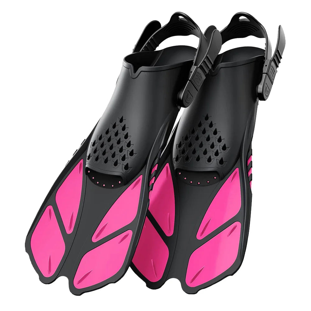 Adjustable Snorkel Fins & Swimming Flippers