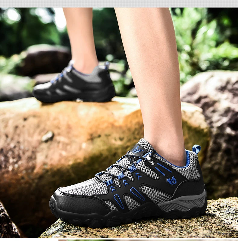 Plus-Size 47 Lightweight Mesh Outdoor Shoes
