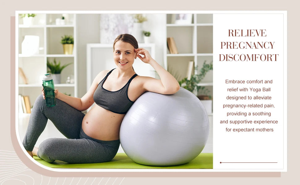 6-Pcs PVC Yoga & Exercise Ball Set