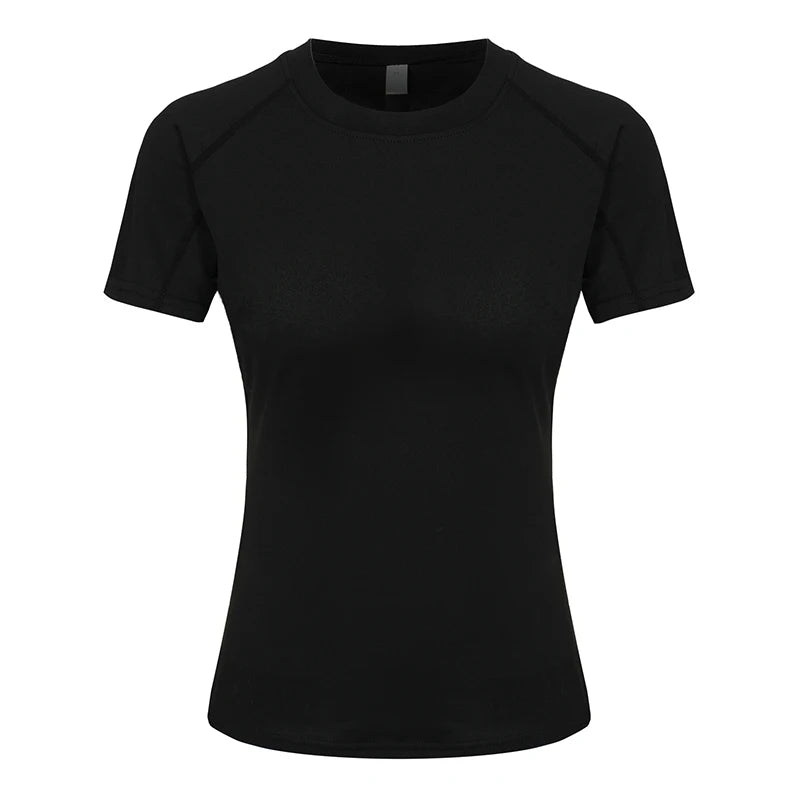 Women’s Short Sleeve Compression Workout T-Shirt