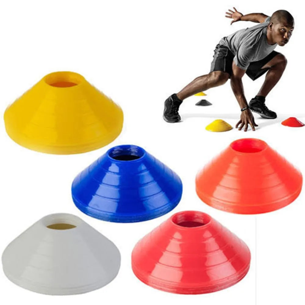 10Pcs Soccer Training Cones Set with Stand
