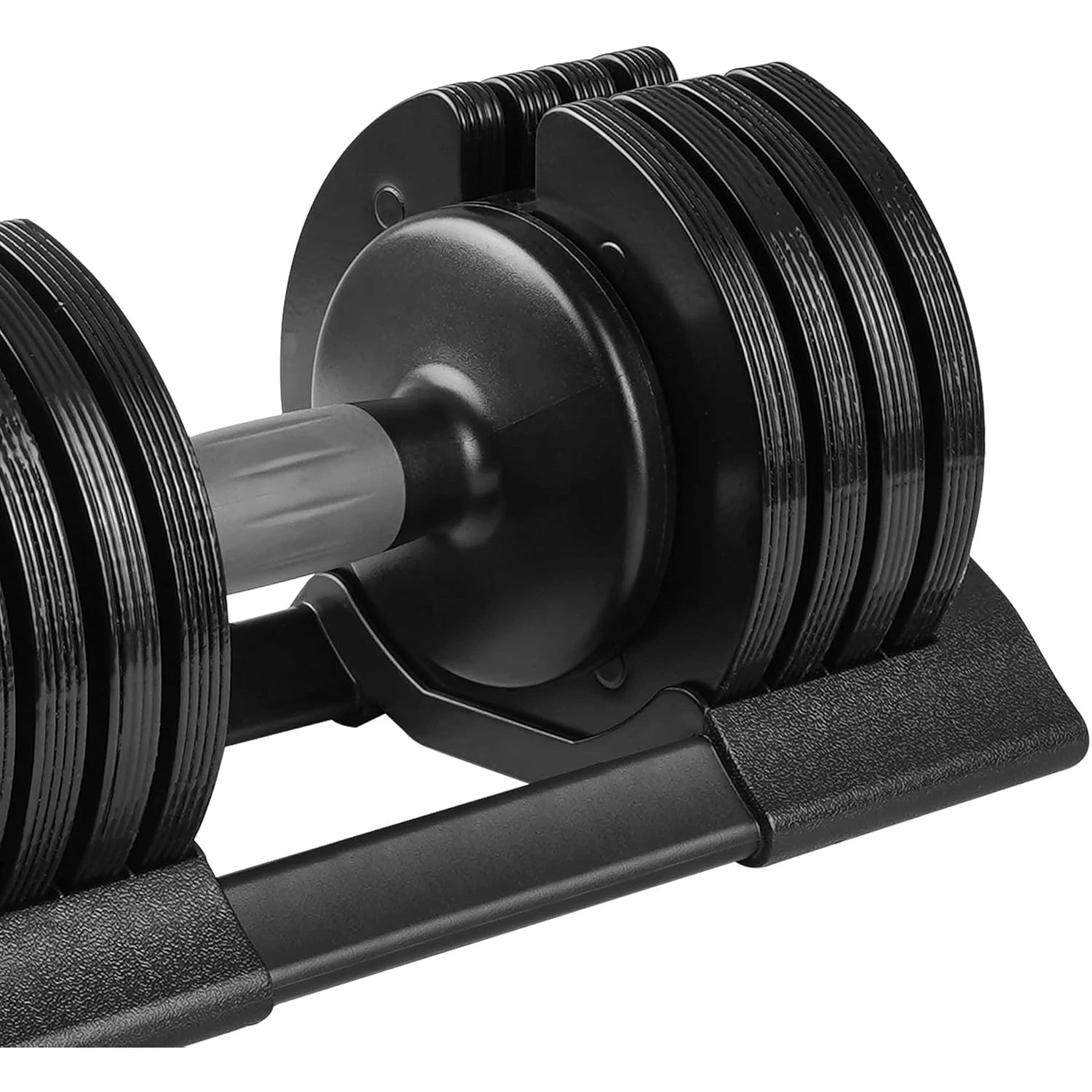 52lb Adjustable Steel Dumbbell with Tray