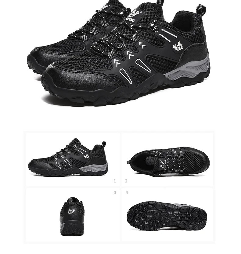 Plus-Size 47 Lightweight Mesh Outdoor Shoes