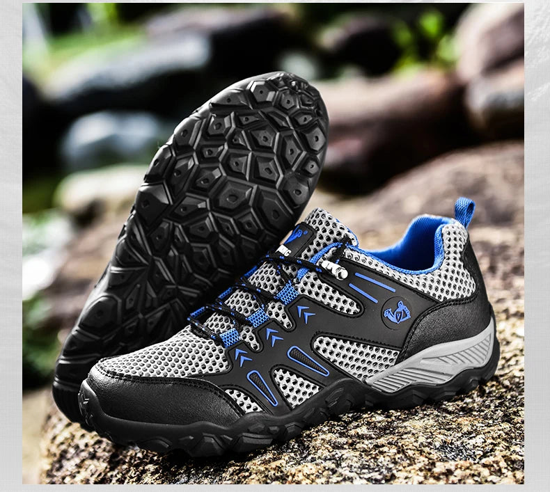 Plus-Size 47 Lightweight Mesh Outdoor Shoes