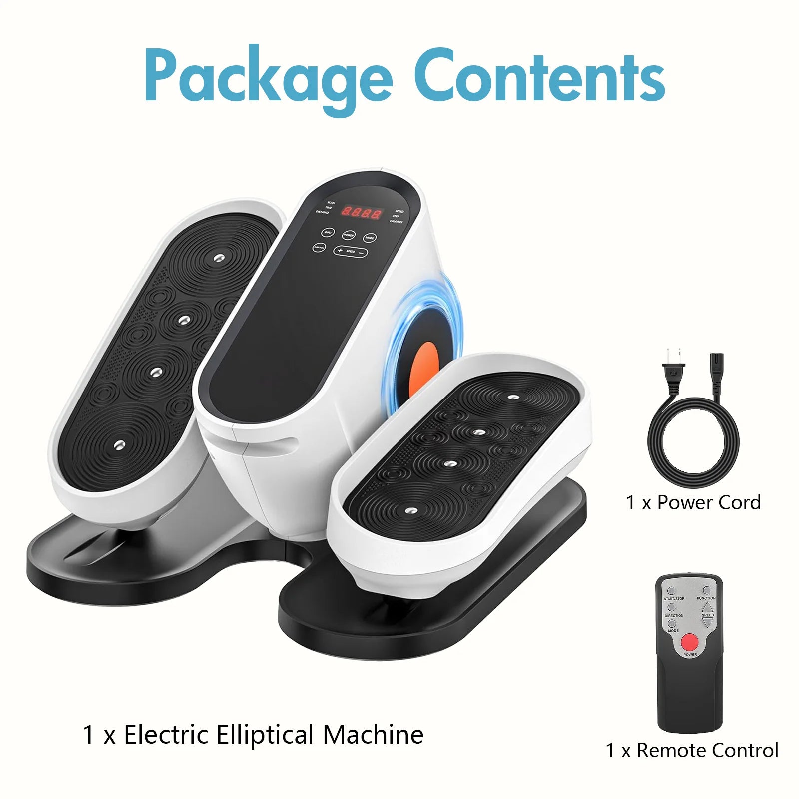 Portable Under-Desk Elliptical Pedal Exerciser