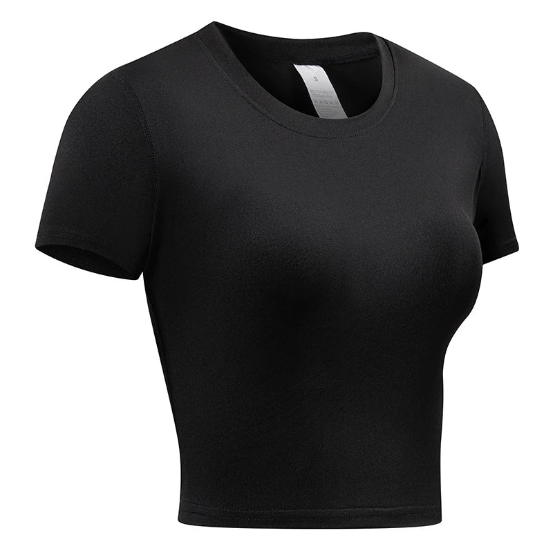 Women’s Short Sleeve Compression Workout T-Shirt