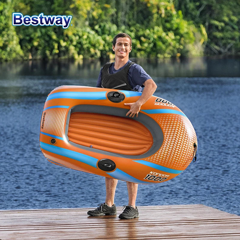 Bestway Heavy-Duty Inflatable Kayak – 1–3 Person