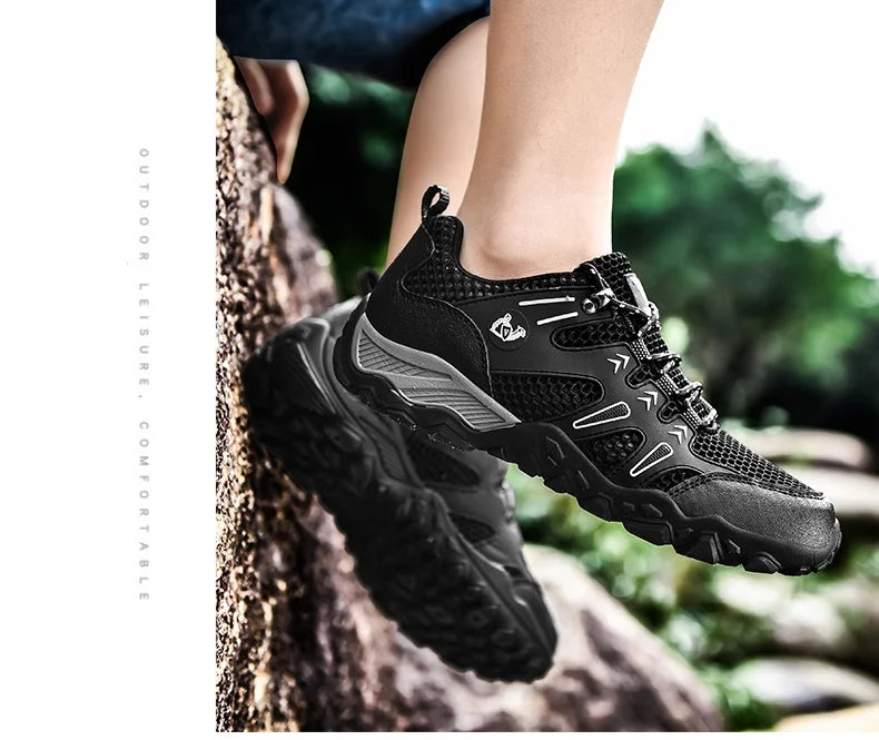 Plus-Size 47 Lightweight Mesh Outdoor Shoes