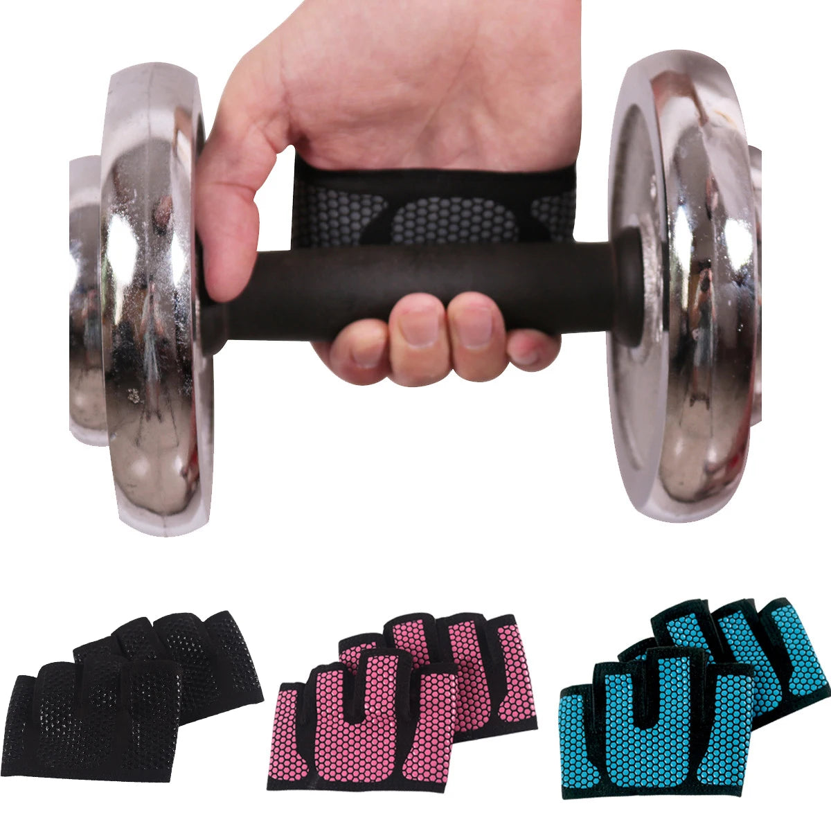 Half-Finger Anti-Slip Workout Gloves