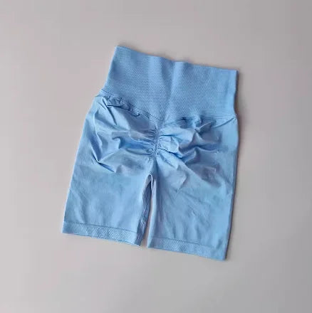 Women’s High Waist Yoga Shorts – Push Up & Quick Dry