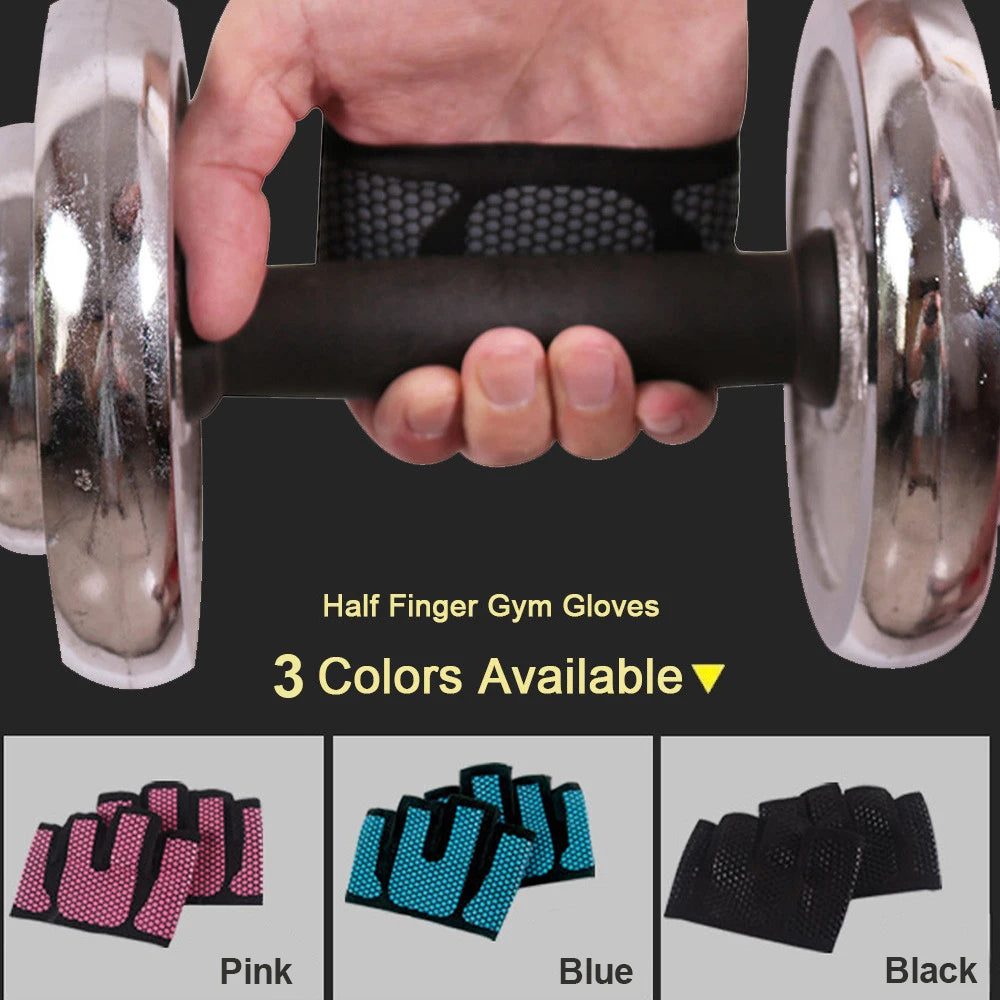 Half-Finger Anti-Slip Workout Gloves