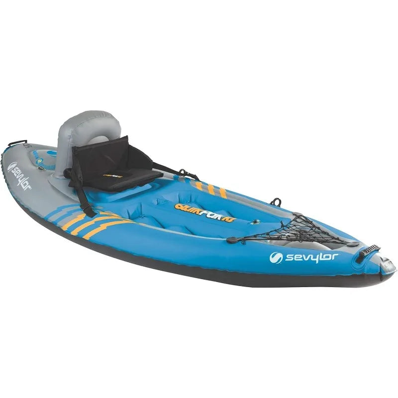Sevylor QuickPak K1 Inflatable Kayak – 1 Person