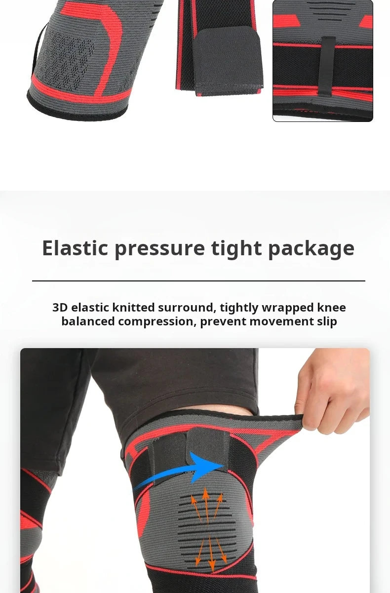 Compression Sport Knee Pad Brace – 1pc