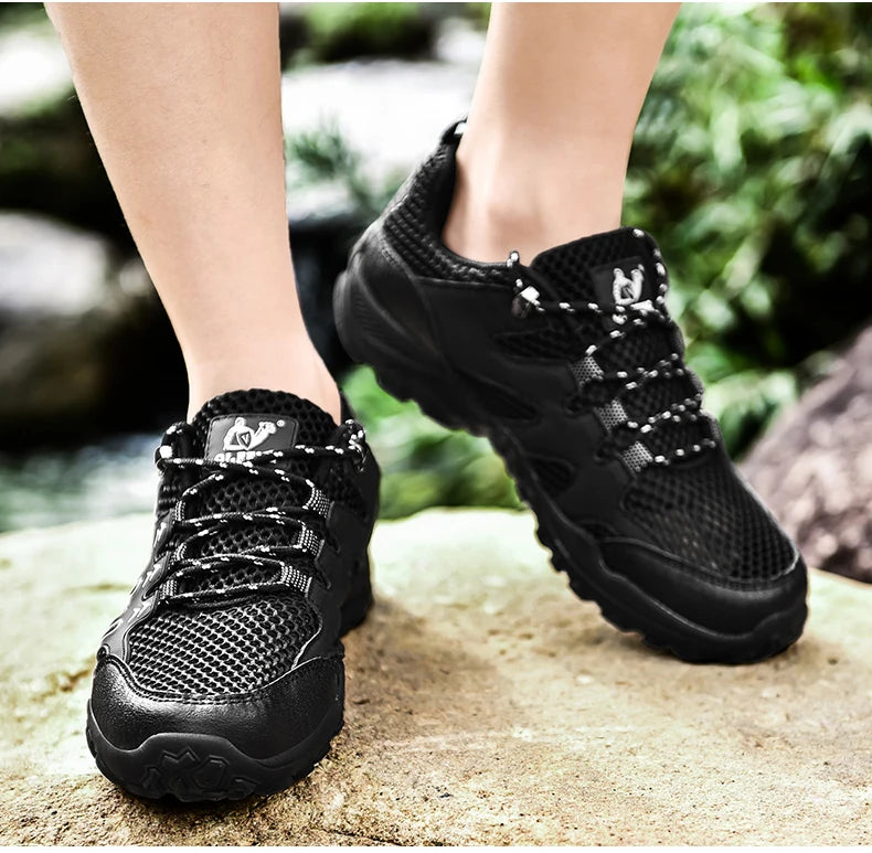 Plus-Size 47 Lightweight Mesh Outdoor Shoes