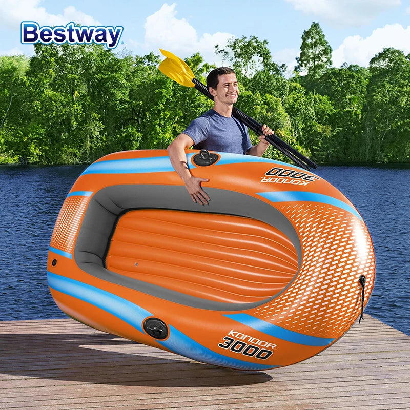 Bestway Heavy-Duty Inflatable Kayak – 1–3 Person