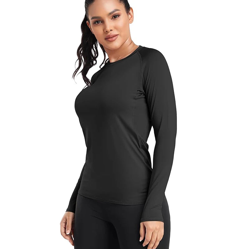 Women’s Long Sleeve Compression Workout Top
