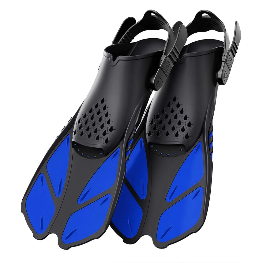 Adjustable Snorkel Fins & Swimming Flippers