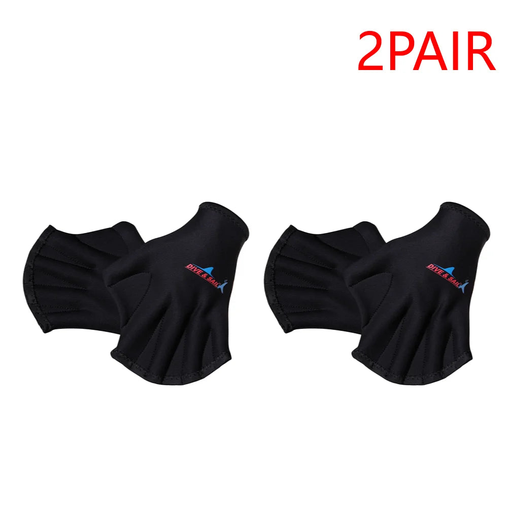 Webbed Diving & Swimming Gloves – 1–5 Pairs