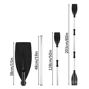 Aluminium Alloy Adjustable Kayak Paddles – 1 Pair