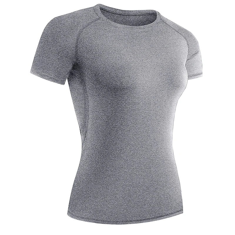 Women’s Short Sleeve Compression Workout T-Shirt