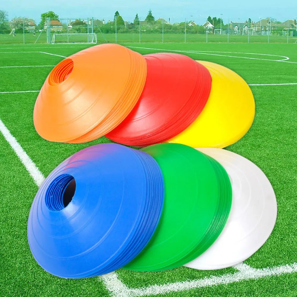 10Pcs Soccer Training Cones Set with Stand