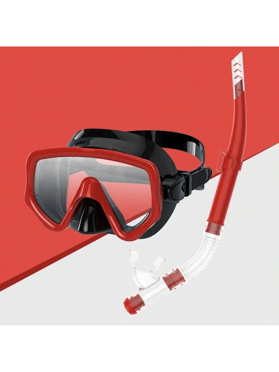 Adult Diving Mask & Snorkel Set – Tempered Glass