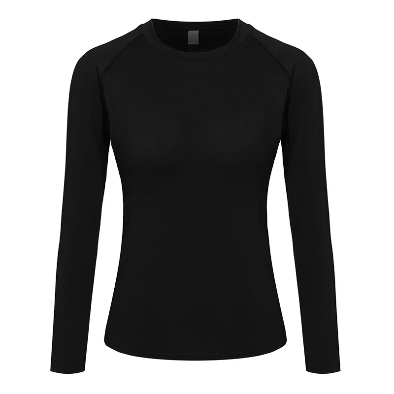 Women’s Long Sleeve Compression Workout Top