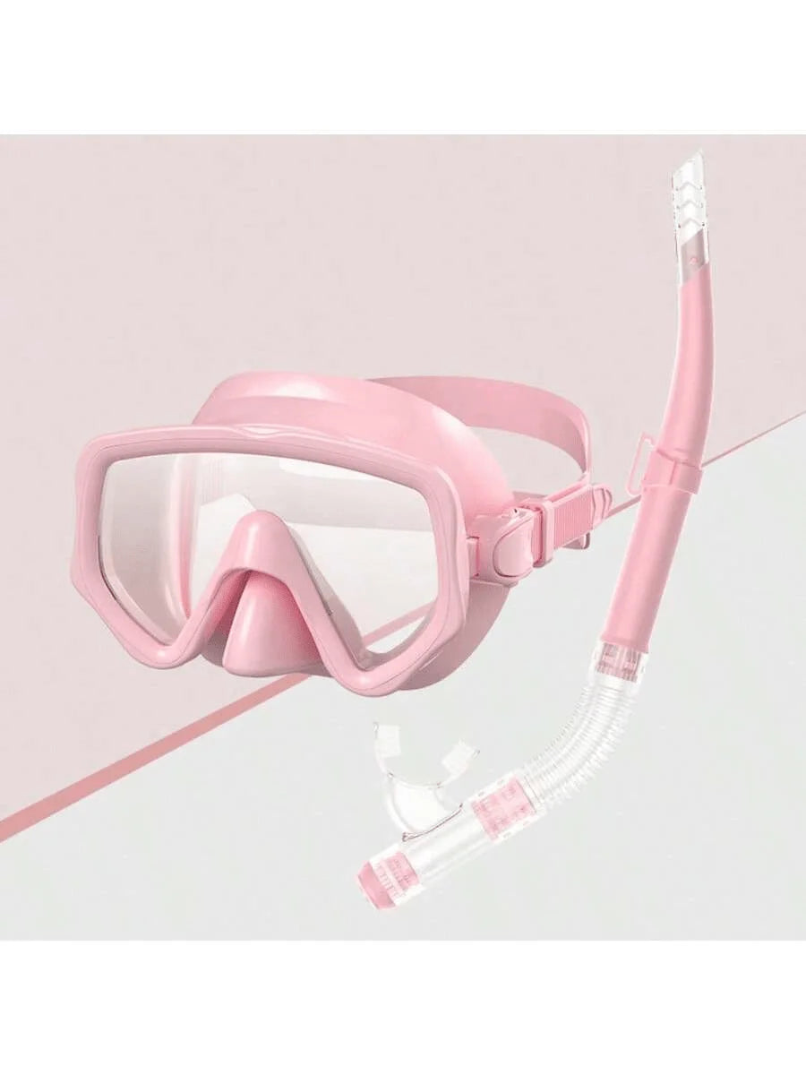 Adult Diving Mask & Snorkel Set – Tempered Glass