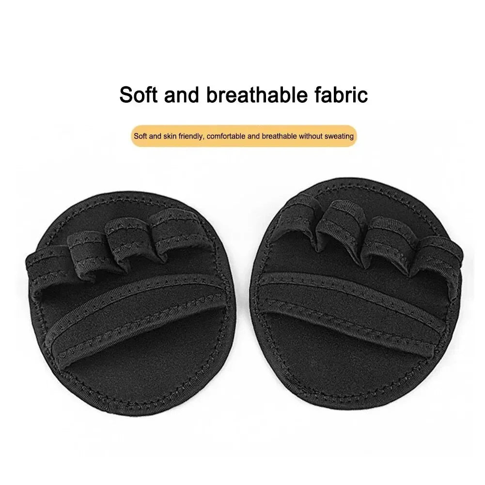 Powerlifting Leather Gym Gloves