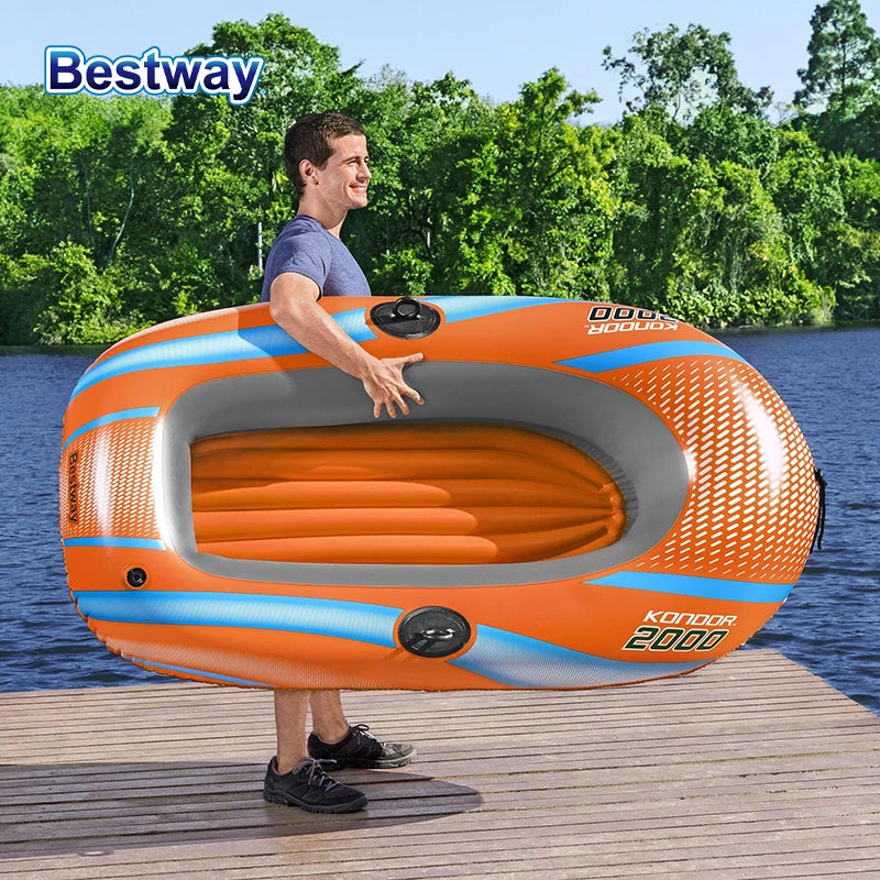 Bestway Heavy-Duty Inflatable Kayak – 1–3 Person