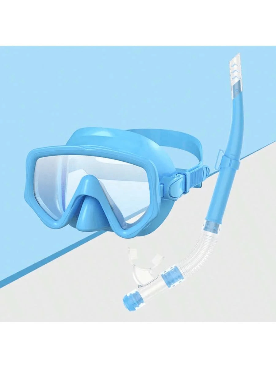 Adult Diving Mask & Snorkel Set – Tempered Glass