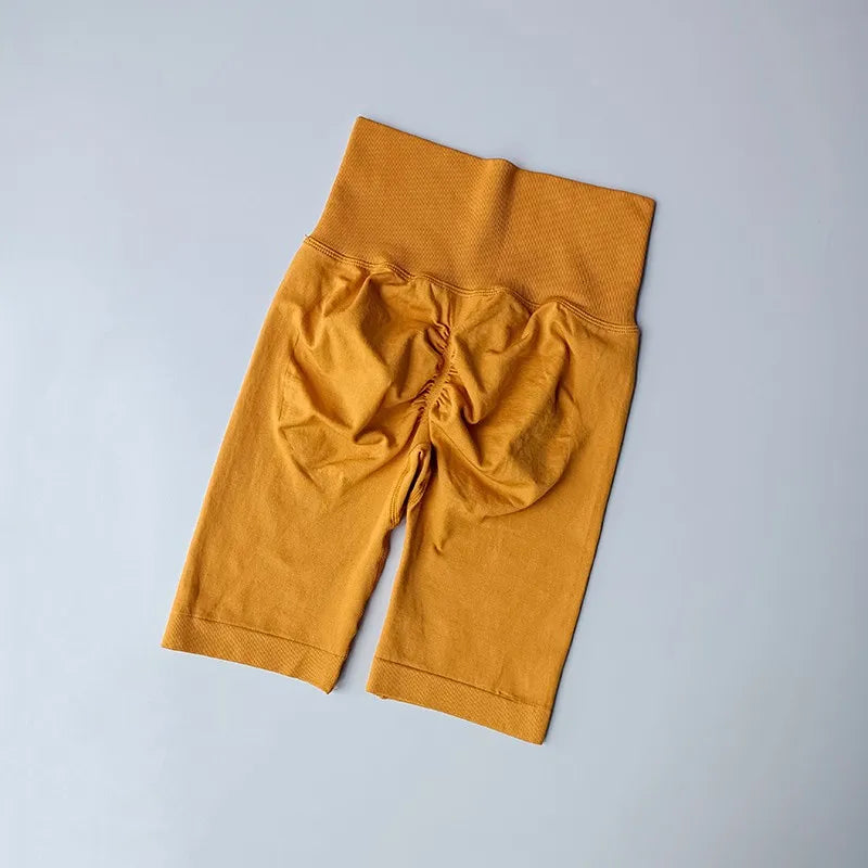 Women’s High Waist Yoga Shorts – Push Up & Quick Dry